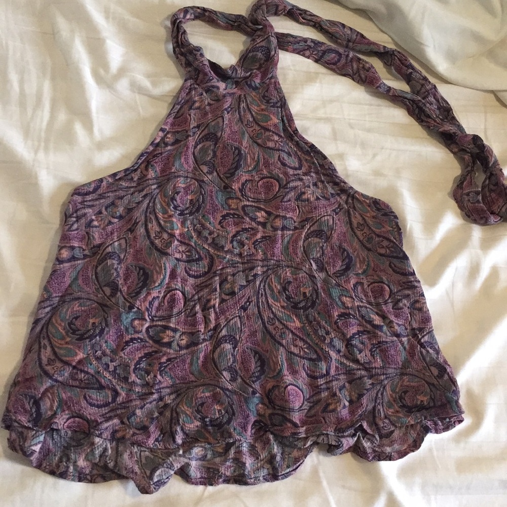 kendall and kylie colorful designed top
